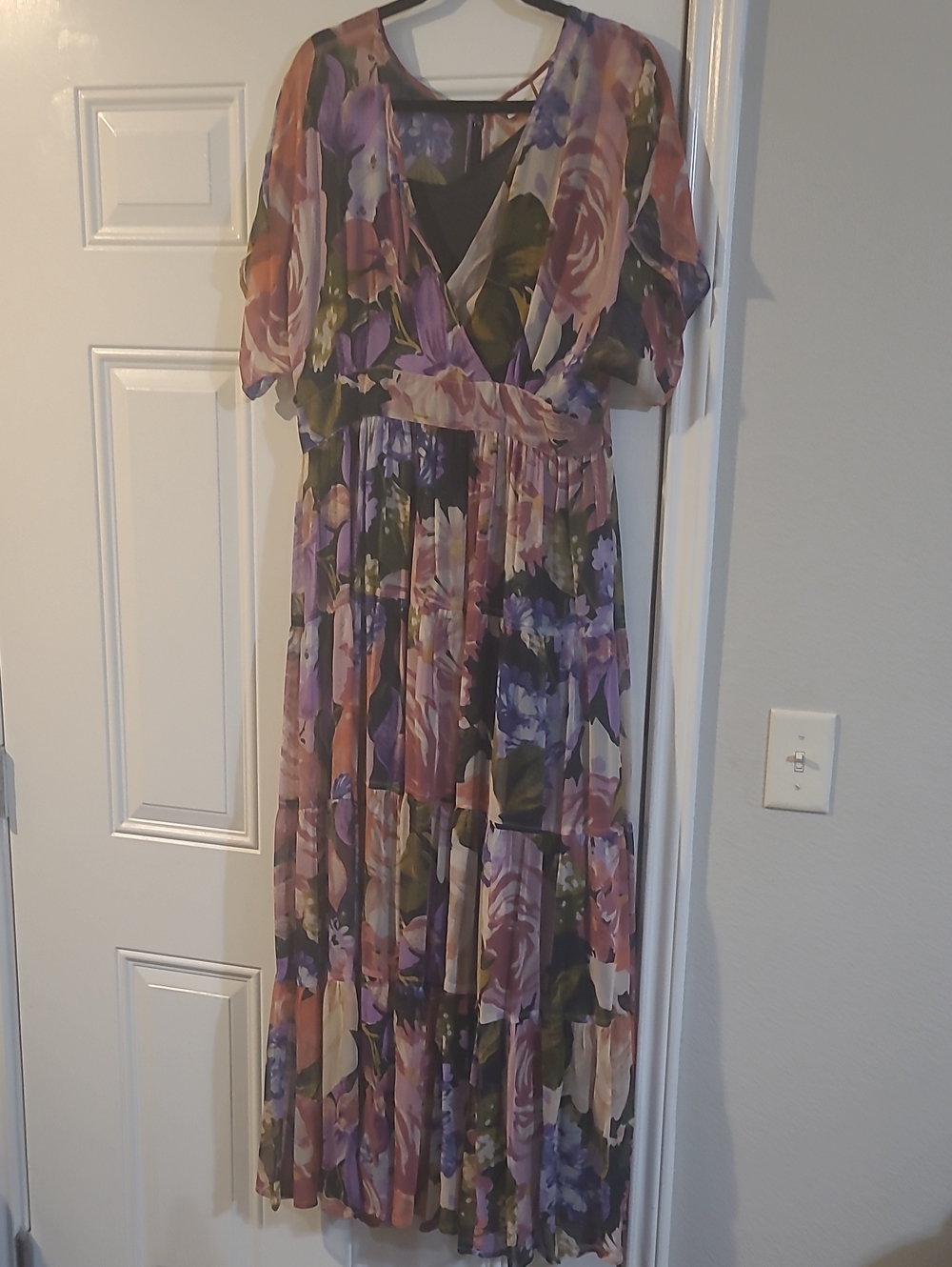 💐 VINTAGE 90s FLORAL maxi dress
